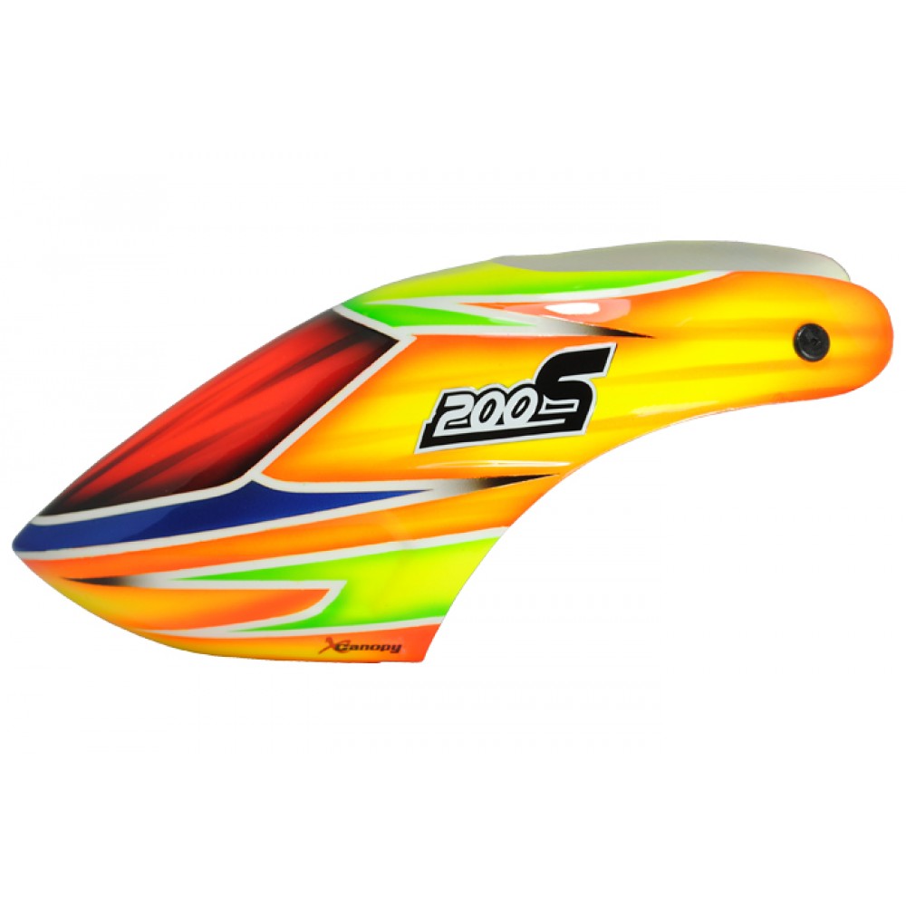 XCanopy Airbrush Fiberglass Feckago Canopy - BLADE 200S