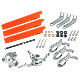 CNC AL/Plastic Triple Orange Blade Conversion set - BLADE 200 SRX/ 200 S