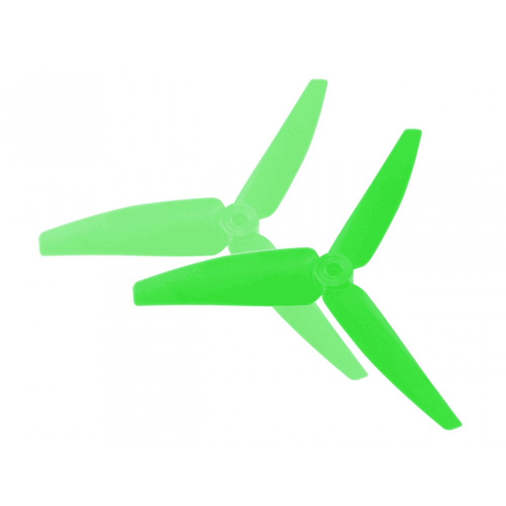 Plastic 3 Blade Propeller 82mm Tail Blade (GREEN) - BLADE 200 SRX/ 200 S