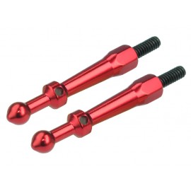 Aluminum Canopy Mount set (RED) (for MH Frame BLADE 200 SR X series)
