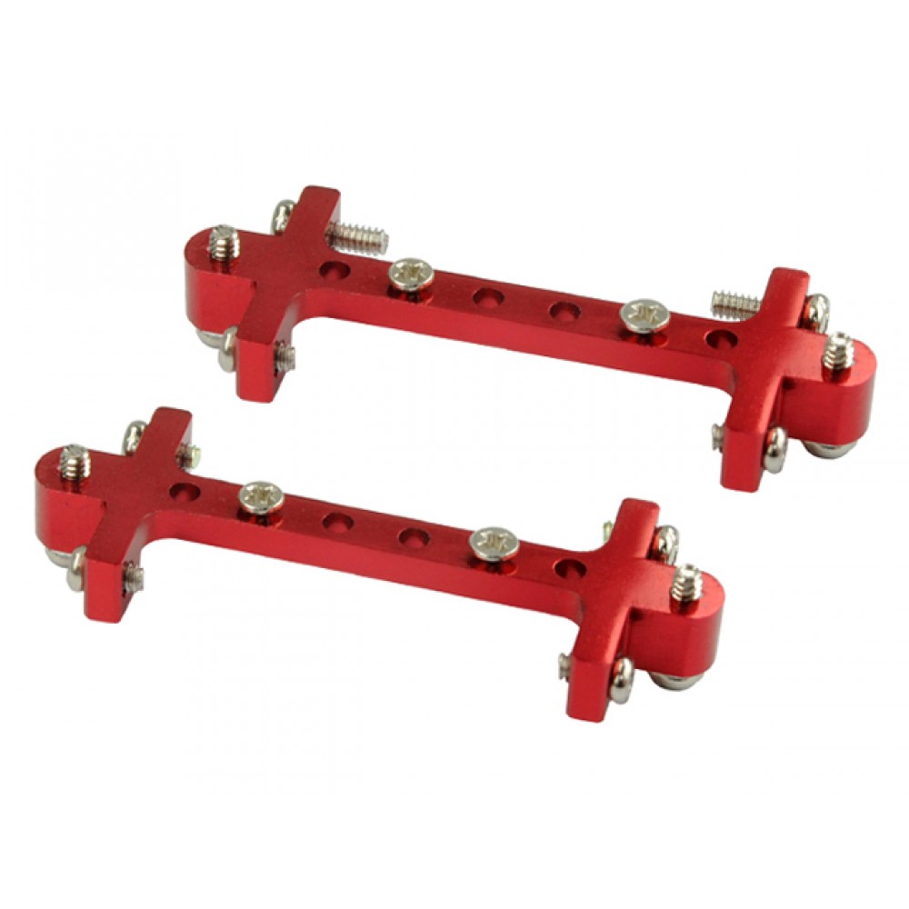Aluminum Landing Gear Support (RED) (for MH Frame BLADE 2SRX series)