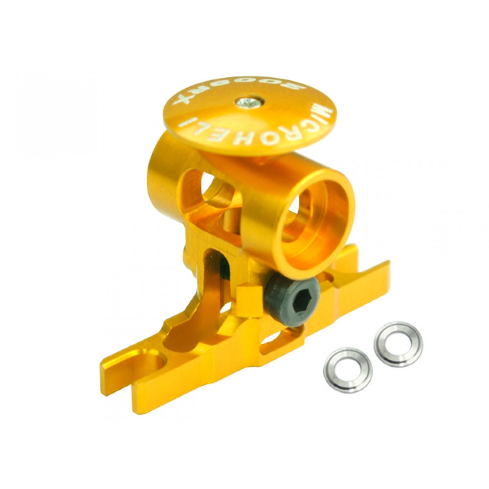 Precision CNC AL Main Rotor Hub w/ Button (GOLD) - BLADE 200 SRX/ 200 S