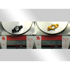 Precision CNC Aluminum Main Blade Grip set (GOLD) - BLADE 200 SRX/ 200 S