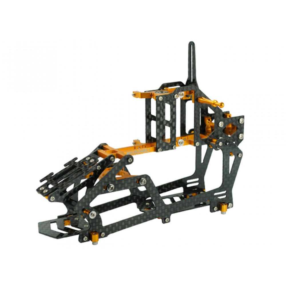 Aluminum/Carbon Fiber Main Frame (GOLD) - BLADE 200 SRX