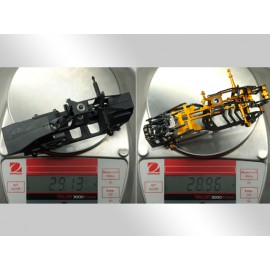 Aluminum/Carbon Fiber Main Frame (GOLD) - BLADE 200 SRX