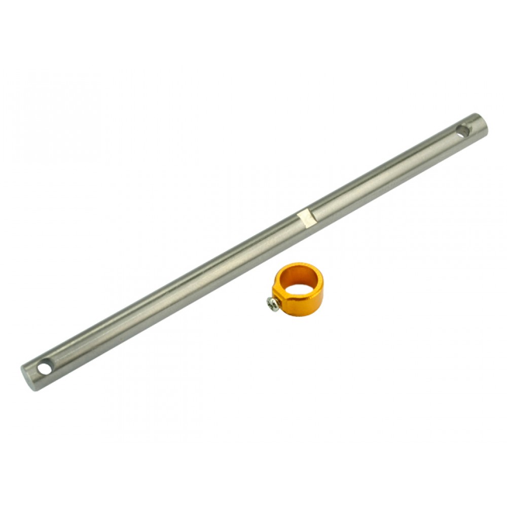 Precision CNC Titanium Main Shaft/Collar set (GOLD) - BLADE 200 SRX/ 200 S