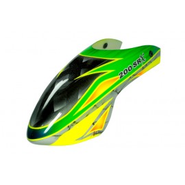 XCanopy Airbrush Fiberglass Green Arrow Canopy - BLADE 200 SRX