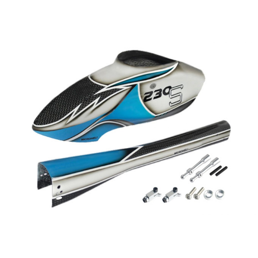 Airbrush Carbon Fiber Oceania Fuselage - BLADE 230S / V2 / Smart