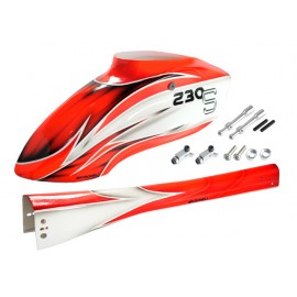Airbrush Fiberglass Red Racing Fuselage - BLADE 230S / V2 / Smart