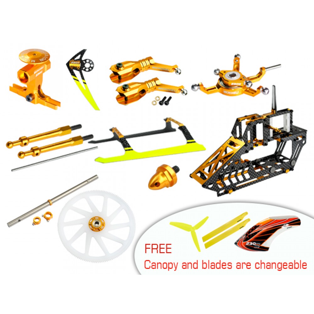 CNC Blade 230 S Performance package (GOLD) - BLADE 230 S