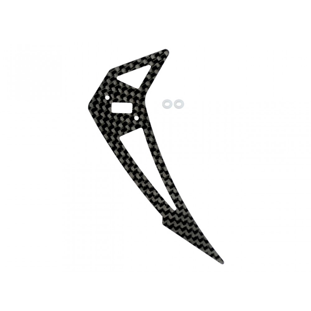 Carbon Fiber Vertical Fin "F" Style - BLADE 200S / 250CFX / 230S / V2 / Smart