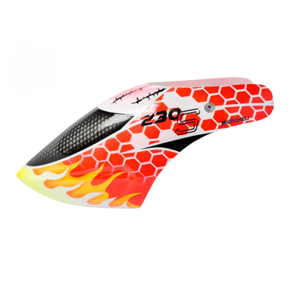 Airbrush Fiberglass Solar Flare Canopy - BLADE 230S / V2 / Smart