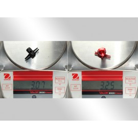 Precision CNC Aluminum Main Rotor Hub w/ Button (RED) - BLADE 250 CFX / 230S / 230S V2 / Smart