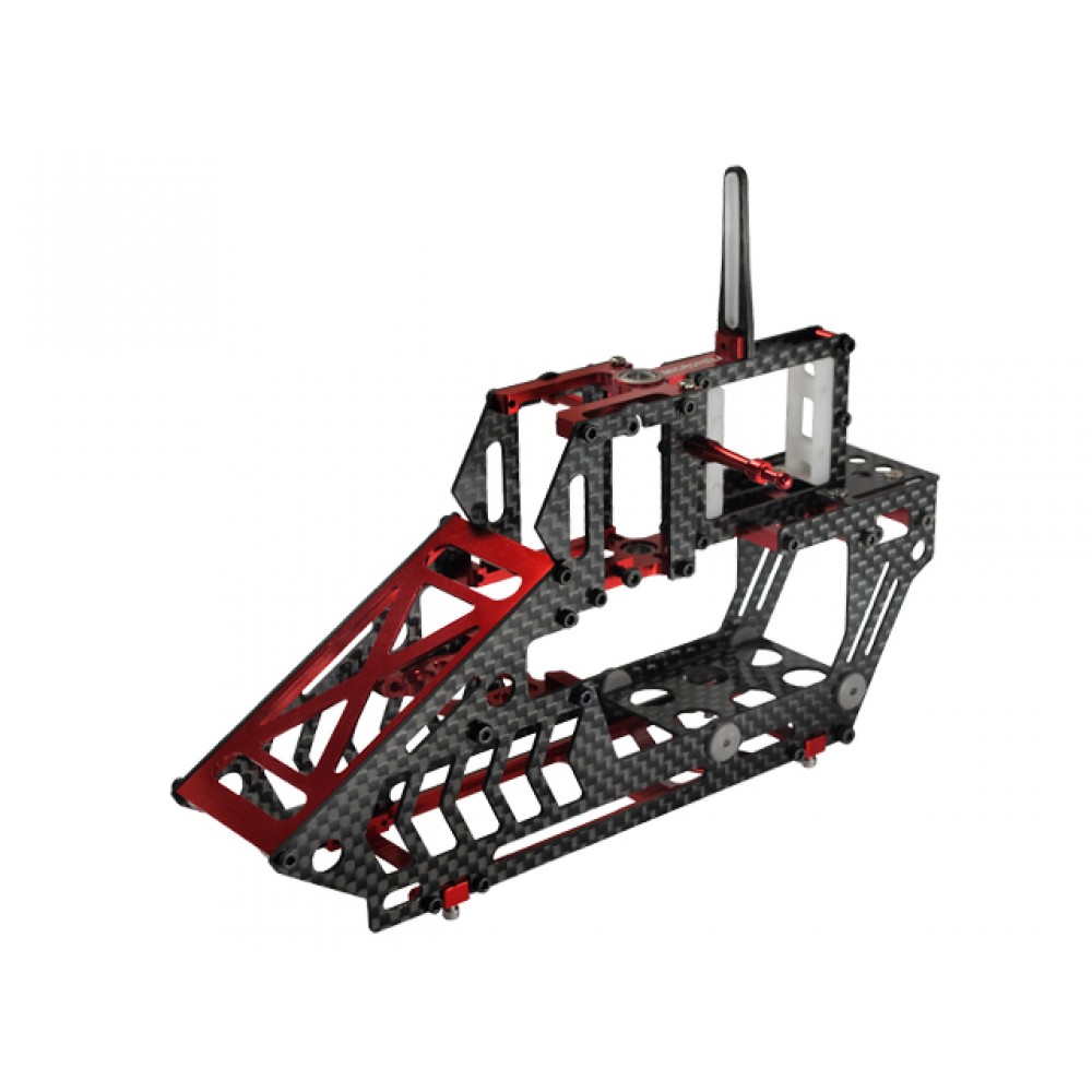 Aluminum/Carbon Fiber Main Frame (RED) - BLADE 230S / V2 / Smart