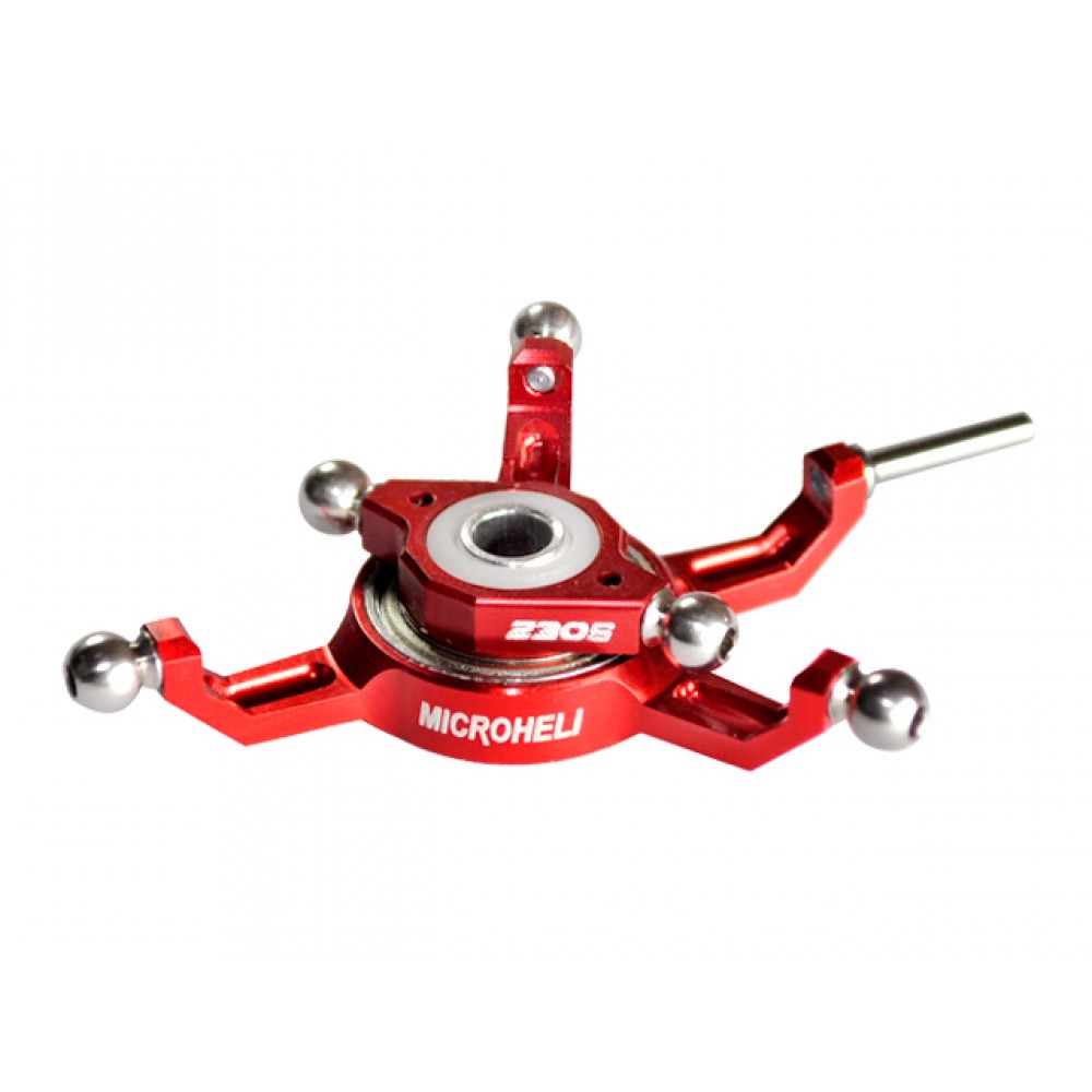 Precision CNC 7075 Aluminum Swashplate (RED) - BLADE 250 CFX / 230S / 230S V2 / Smart