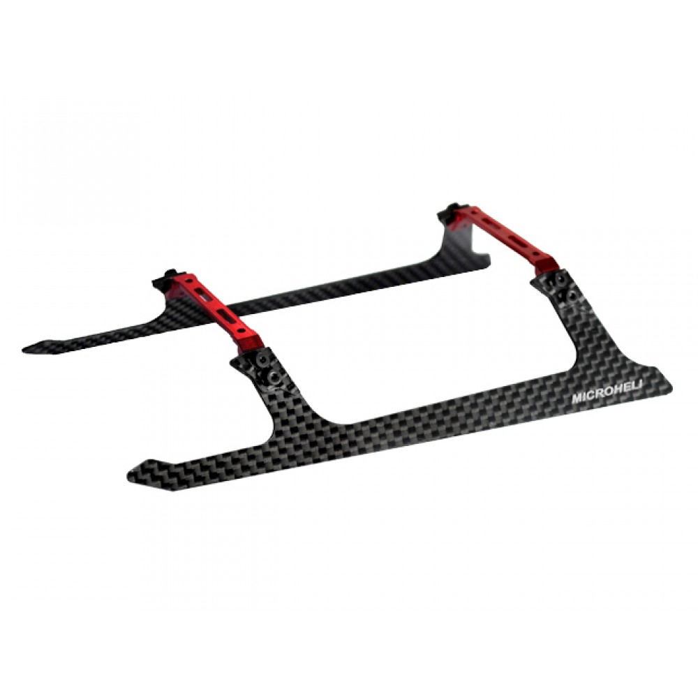 Low Profile Carbon Fiber Landing Gear "U" Style (RED) - BLADE 230S / V2 / Smart