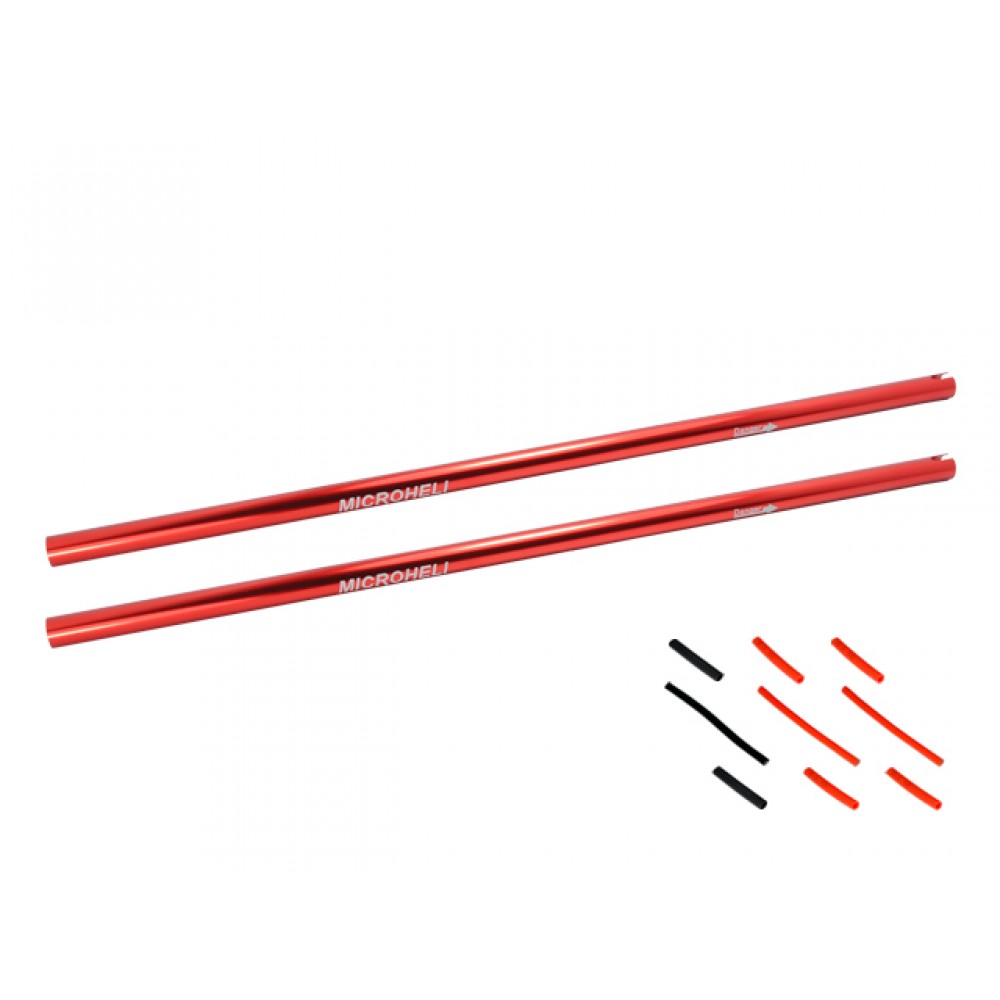 CNC Aluminum 270mm Tail Boom Extension (RED) - BLADE 250 CFX / 230S / 230S V2 / Smart