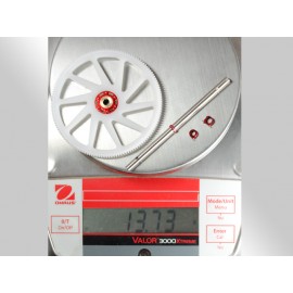 Titanium Main Shaft/CNC Delrin Main Gear/Auto-Rotation Hub set (R) - BLADE 230 S