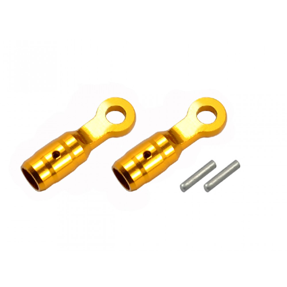 Aluminum Tail Boom Support End set (GOLD) (for MH Tail Boom Support Mount series)