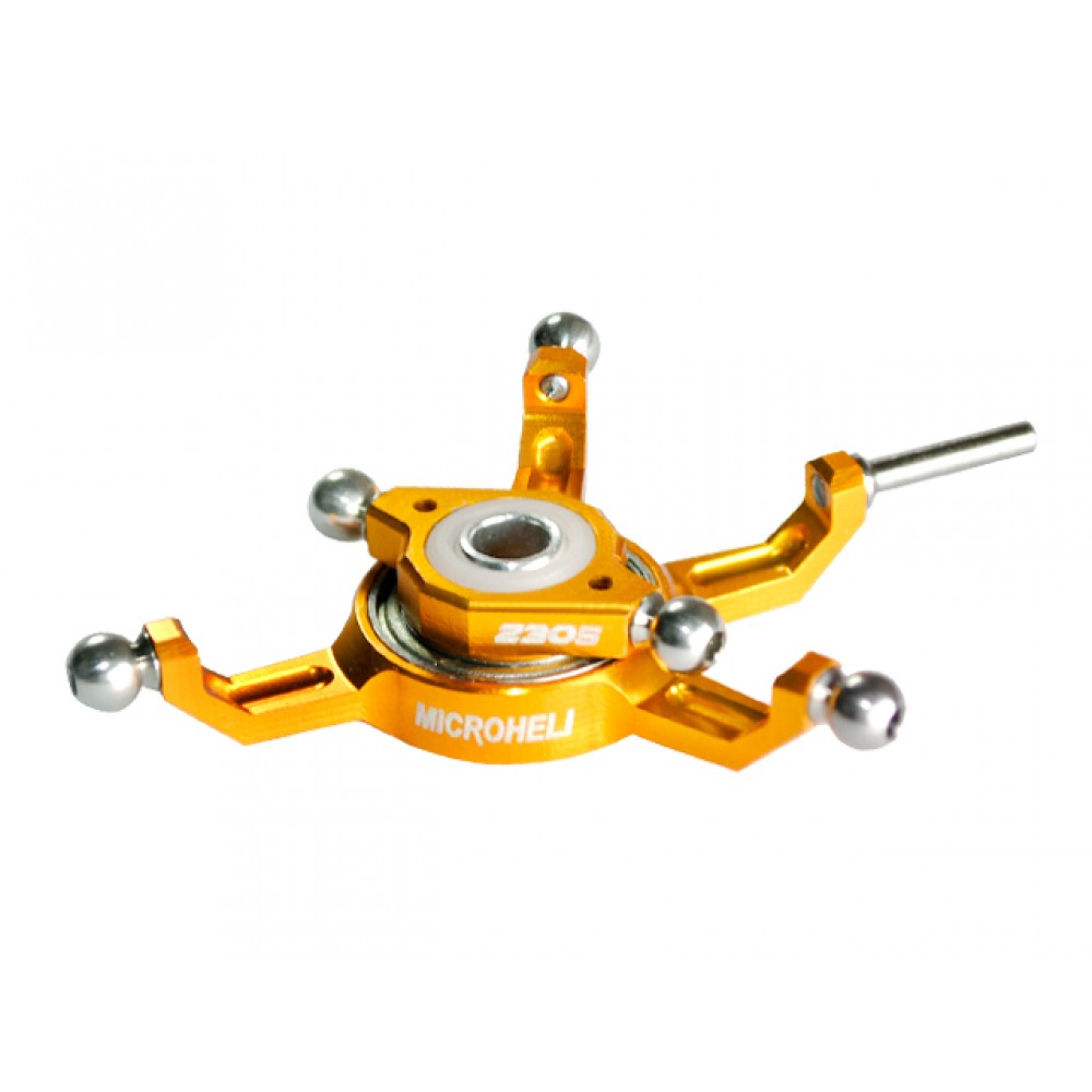 Precision CNC 7075 Aluminum Swashplate (GOLD) - BLADE 250 CFX / 230S / 230S V2 / Smart