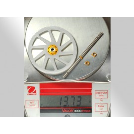 Titanium Main Shaft/CNC Delrin Main Gear/Auto-Rotation Hub set (G) - BLADE 230 S