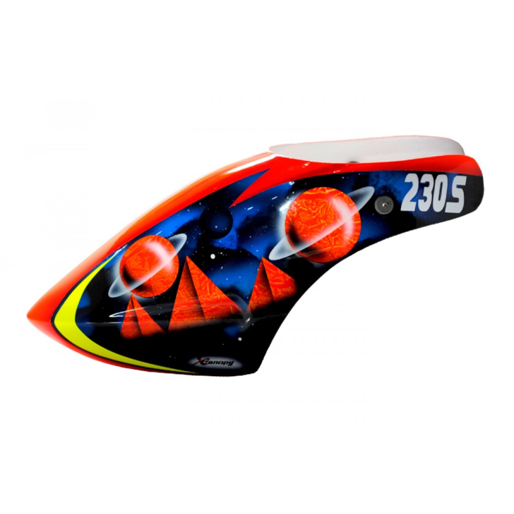 XCanopy Airbrush Fiberglass Saturn Canopy - BLADE 230 S