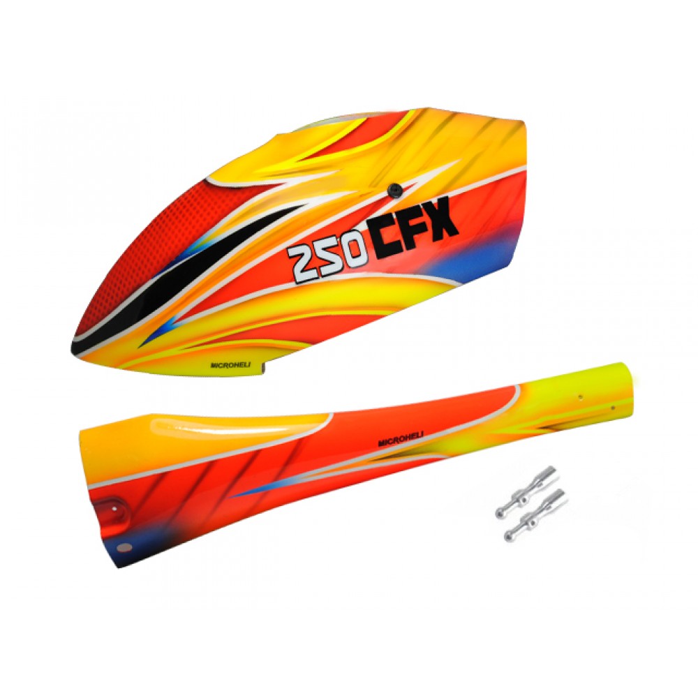 Airbrush Fiberglass Wild Beast Fuselage - BLADE 250 CFX