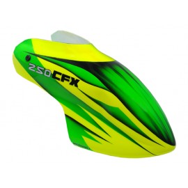 Airbrush Fiberglass Green Galaxy Canopy - BLADE 250 CFX