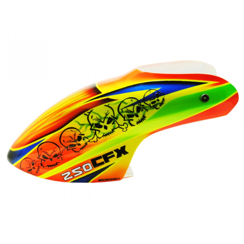 Airbrush Fiberglass Pirate King Canopy - BLADE 250 CFX