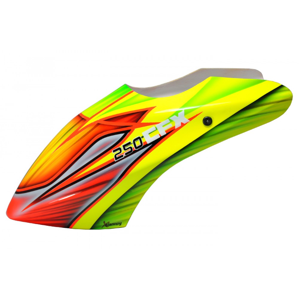 XCanopy Airbrush Fiberglass Flame Field Canopy - BLADE 250 CFX