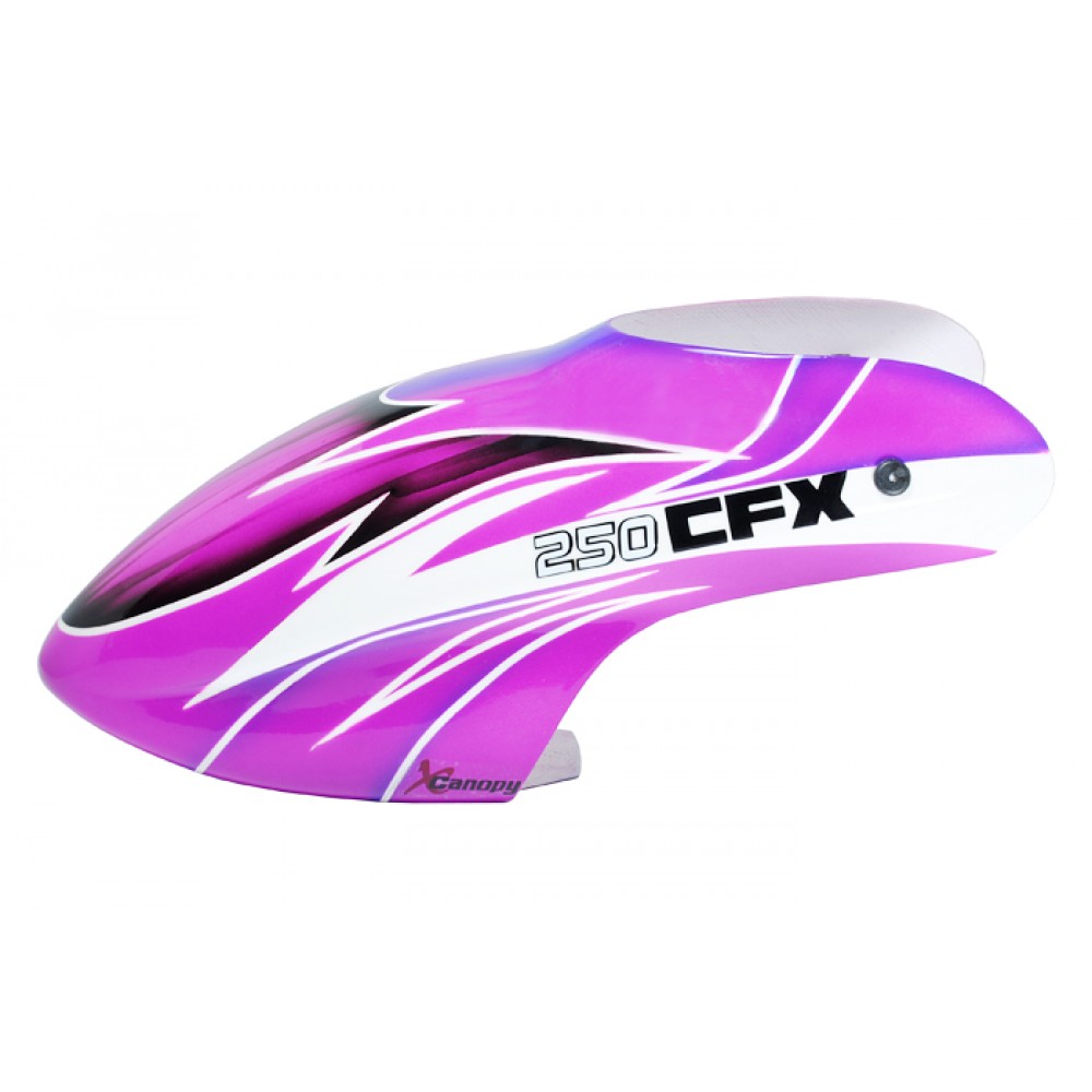 XCanopy Airbrush Fiberglass Violet Fantasy Canopy - BLADE 250 CFX