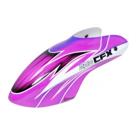 XCanopy Airbrush Fiberglass Violet Fantasy Canopy - BLADE 250 CFX