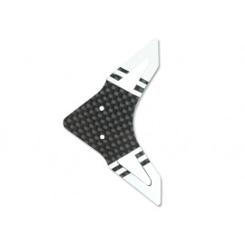 Carbon Fiber Horizontal Fin (WHITE) - BLADE 300 CFX