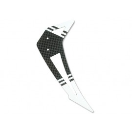 Carbon Fiber Vertical Fin (WHITE) - BLADE 300 CFX