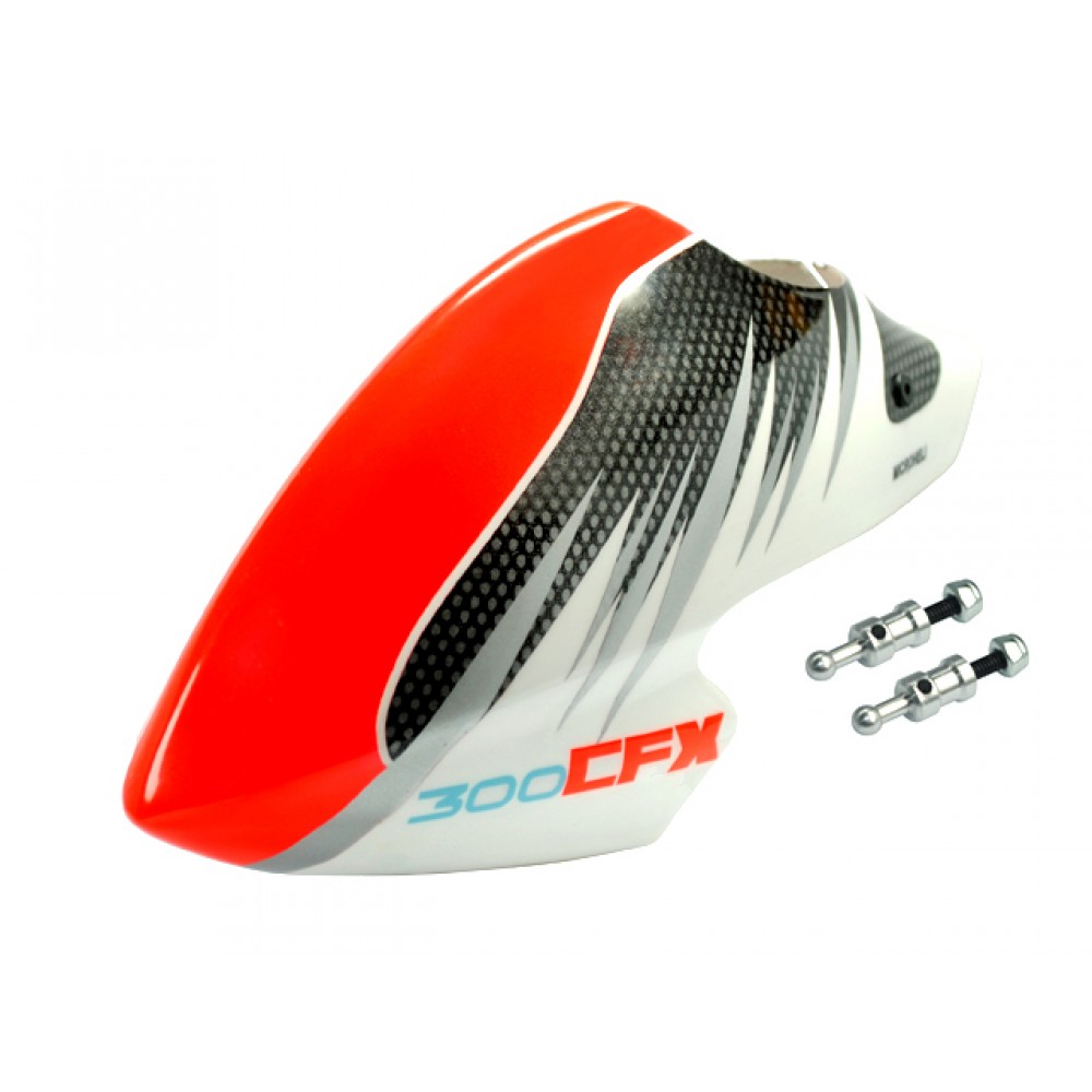 Airbrush Fiberglass Fire Rescue Canopy - BLADE 300 CFX