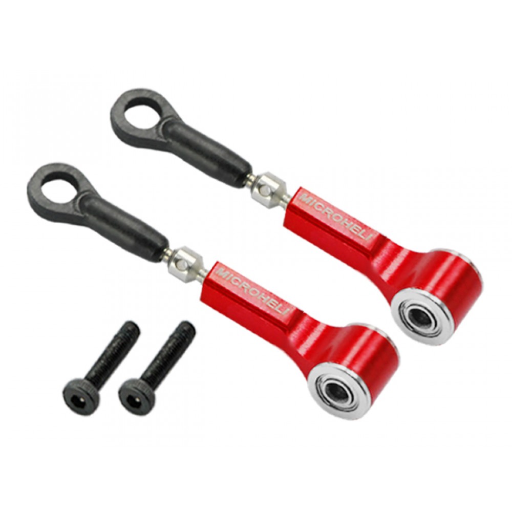 Main Blade Grip Control Arm Set (RED) (for MH DFC Head BLADE 300 CFX)