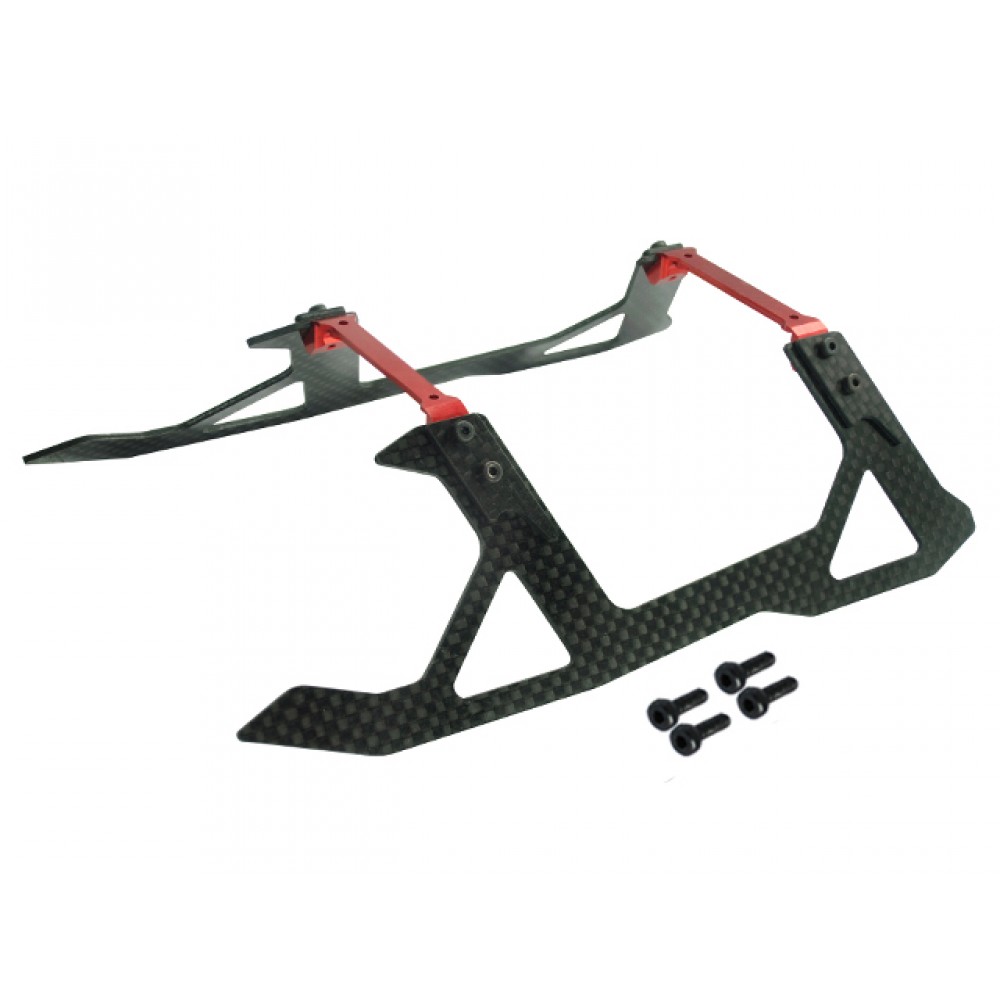 Aluminum/Carbon Fiber Landing Gear (RED) - BLADE 250 CFX/ 270 CFX/ 300 CFX