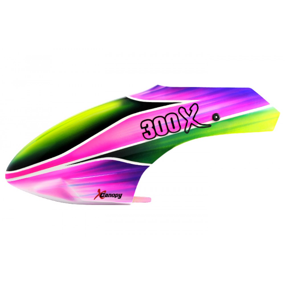 XCanopy Airbrush Fiberglass Chameleon Canopy - BLADE 300X