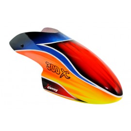 XCanopy Airbrush Fiberglass Fire Wind Canopy - BLADE 300X