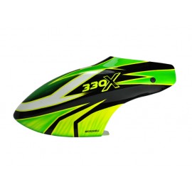 Airbrush Fiberglass Green Alien Canopy - BLADE 330X / 330S