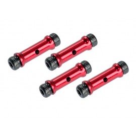 Aluminum Spacer 2.0x3.2x10mm (RED)