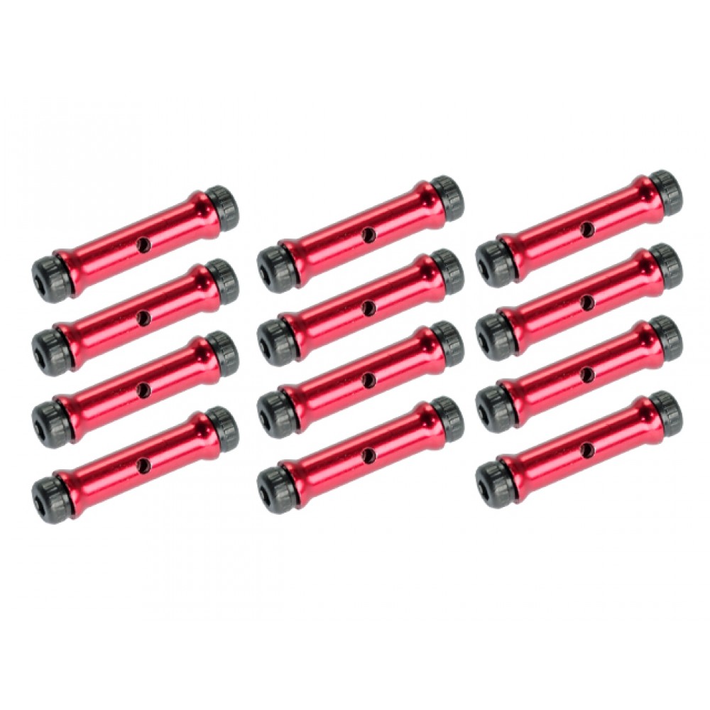 Aluminum Spacer 2.0x3.2x12mm (RED)