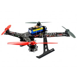 CNC Aluminum/Carbon Fiber Quadcopter Frame Kit - BLADE 350 QX