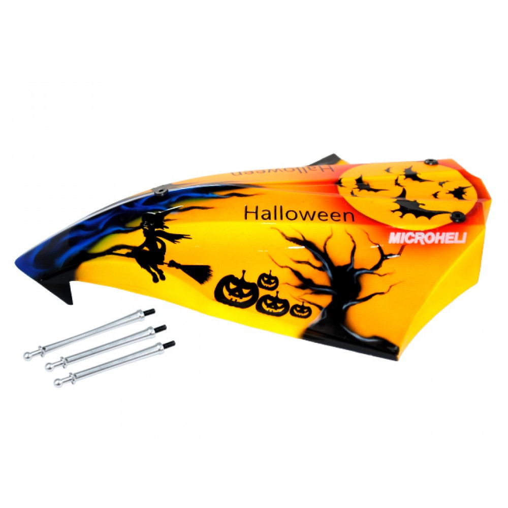 Airbrush Fiberglass HellFire Canopy (for MH Quadcopter Kit)