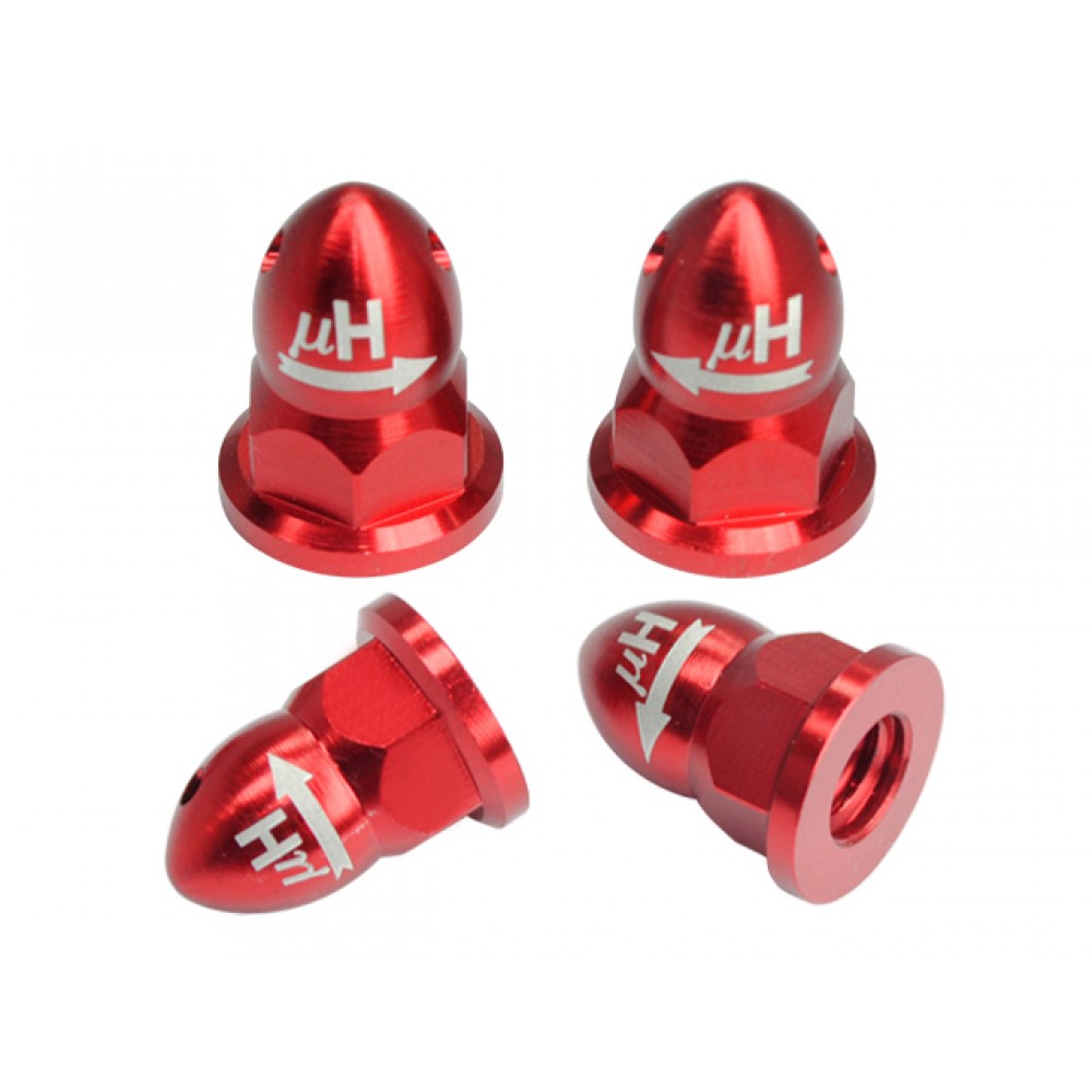 Precision CNC AL CW/CCW Prop Nut Caps (R) (for MH Prop Adapter series)