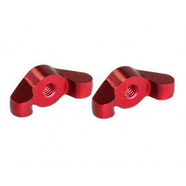 Aluminum Landing Gear Wing Nuts (RED) (for MH Frame BLADE 350 QX series)