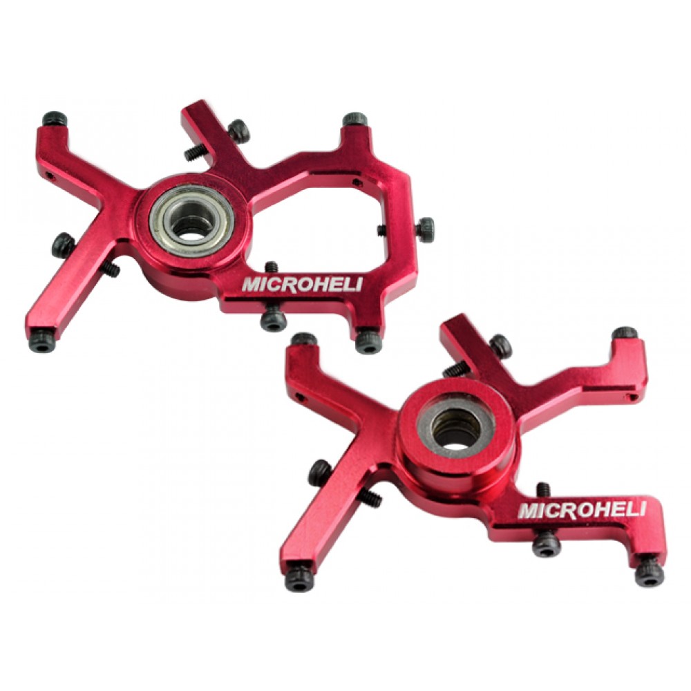 Aluminum Main Shaft Bearing Block w/ Thrust Bearing (RED) - BLADE 360 CFX Aluminum Main Shaft Bearing Block w/ Thrust Bearing (RED) - BLADE 360 CFX