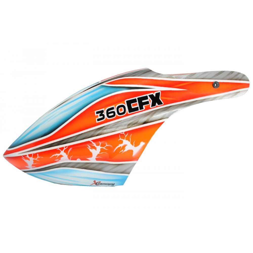 XCanopy Airbrush Fiberglass Flexga Canopy - BLADE 360 CFX
