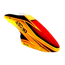 XCanopy Airbrush Fiberglass Lava River Canopy - BLADE 450X/3D