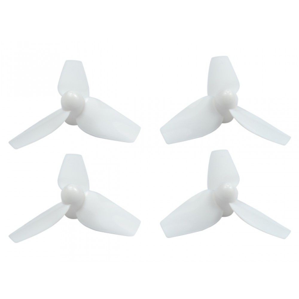 Plastic 3-Blade Propeller 40mm/1.0mm Shaft CW/CCW Set (WHITE)